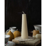 Bougie pilier en look diamant